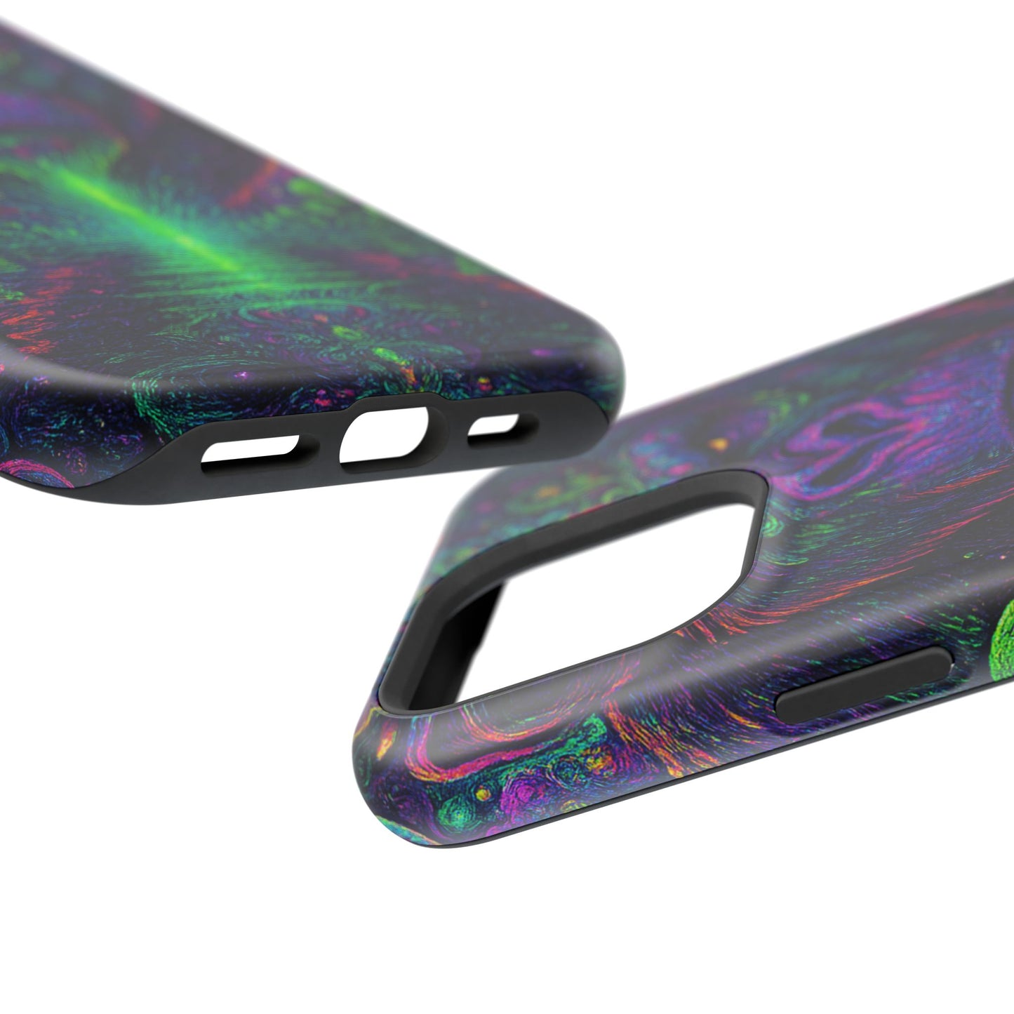 Alpha Apee By Trueiluminati Vibrant Gorilla Phone Case - Magnetic Impact-Resistant, Carry the Vibe Unique Gift for Animal Lovers, Psychedelic Design, Phone Protector, Eco-Friendly
