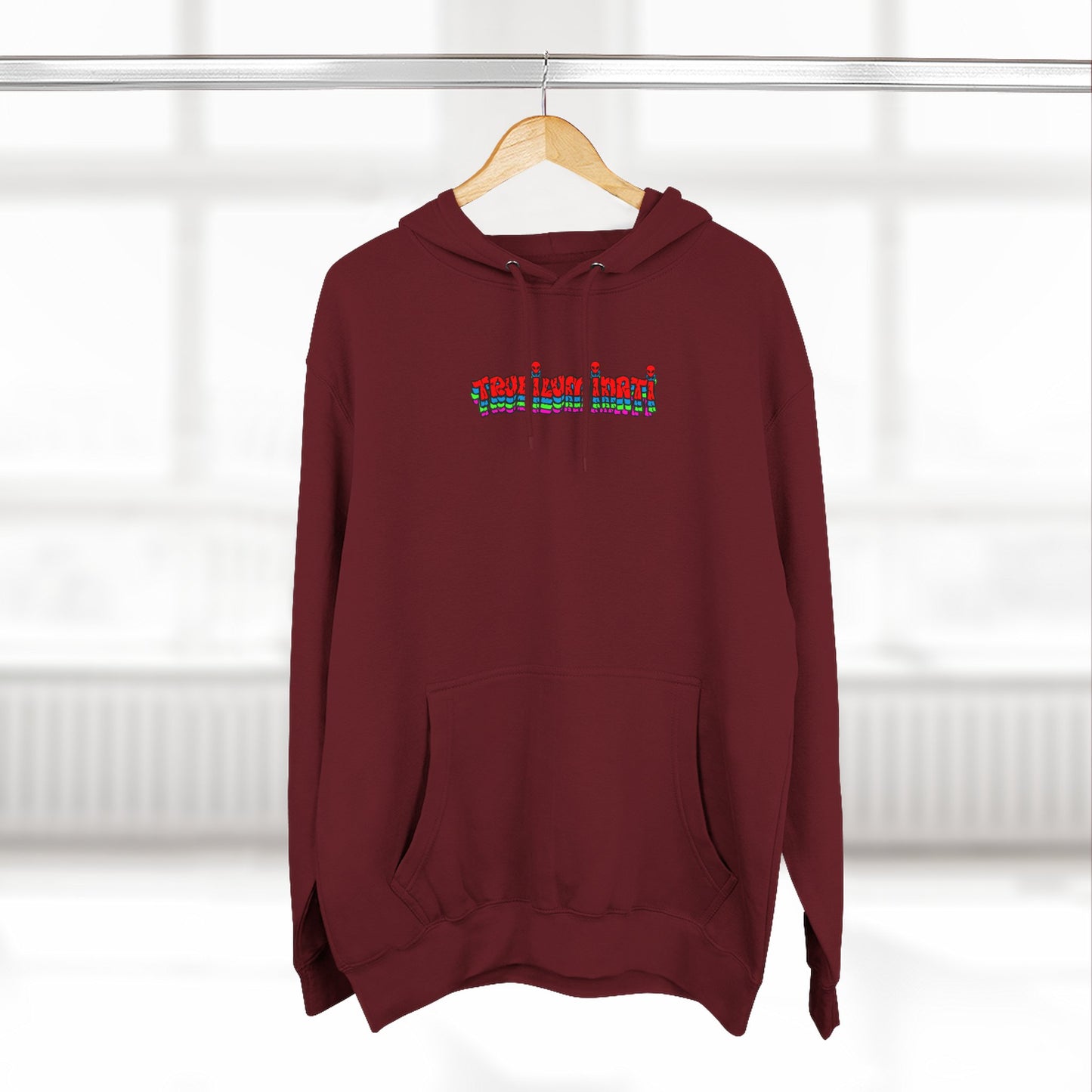 🔥 Fire Elemental Shaman Hoodie – By Trueiluminati Flame, Cosmic Streetwear, Unisex Style