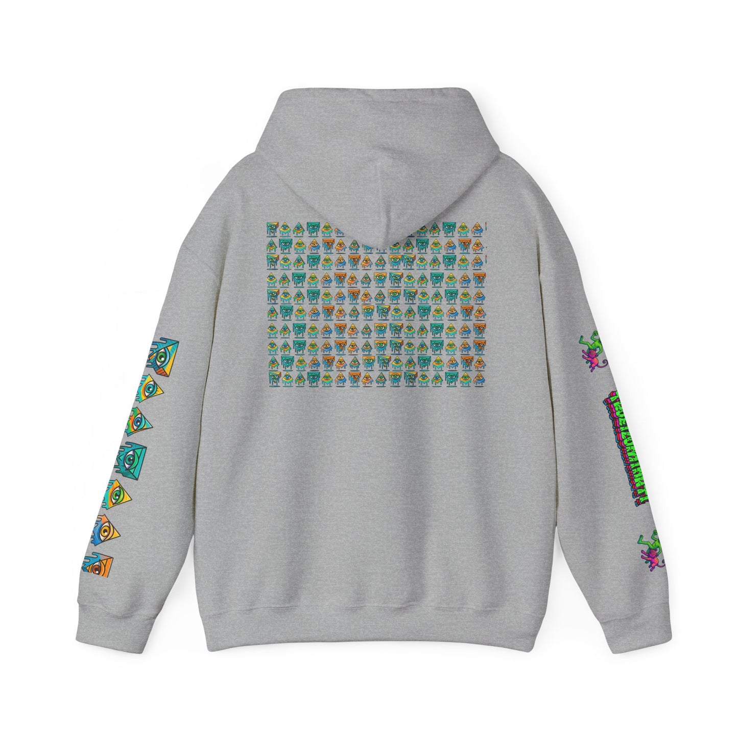 Young simbol by Trueiluminati Unisex Hoodie, Cozy Sweatshirt for Outdoor Lovers, Gift for Adventurers, Eco-Friendly Fashion, Great for Camping
