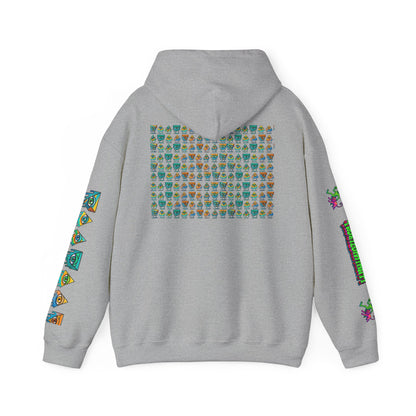 Young simbol by Trueiluminati Unisex Hoodie, Cozy Sweatshirt for Outdoor Lovers, Gift for Adventurers, Eco-Friendly Fashion, Great for Camping