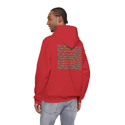 Young simbol by Trueiluminati Unisex Hoodie, Cozy Sweatshirt for Outdoor Lovers, Gift for Adventurers, Eco-Friendly Fashion, Great for Camping