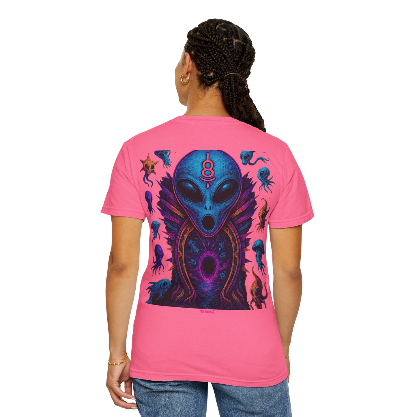 Deep Sea Portal By Trueiluminati T-shirt - Vibrant Unisex Tee for Sci-Fi Lovers, Casual Wear, Unique Gift for Birthdays, Festivals, or Everyday Style