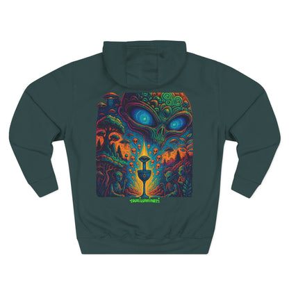 Psychedelic Three-Panel Fleece Hoodie, Cozy Hoodie for Festival Lovers, Unique Gift for Art Enthusiasts, Perfect for Casual Outings, [...]