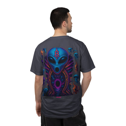 Deep Sea Portal By Trueiluminati T-shirt - Vibrant Unisex Tee for Sci-Fi Lovers, Casual Wear, Unique Gift for Birthdays, Festivals, or Everyday Style