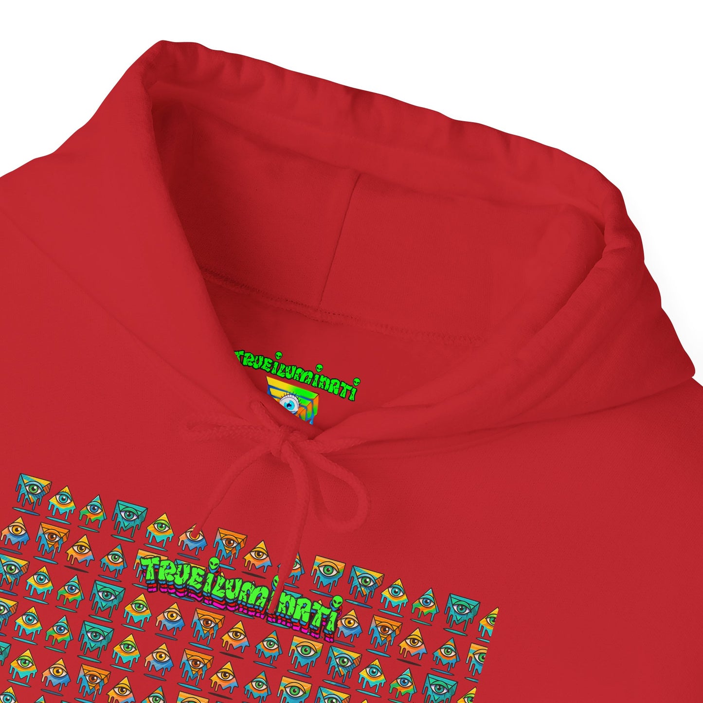 Young simbol by Trueiluminati Unisex Hoodie, Cozy Sweatshirt for Outdoor Lovers, Gift for Adventurers, Eco-Friendly Fashion, Great for Camping
