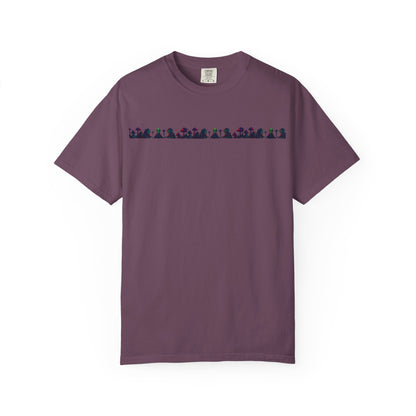 Heaven Path By Trueiluminati Garment-Dyed T-shirt Unisex Gothic Tattoo-Style Shirt – Exclusive Trueiluminati Design
