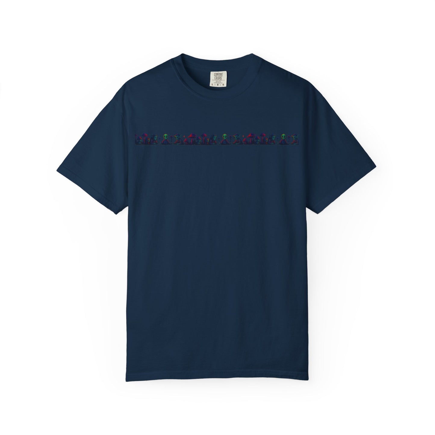 Heaven Path By Trueiluminati Garment-Dyed T-shirt Unisex Gothic Tattoo-Style Shirt – Exclusive Trueiluminati Design