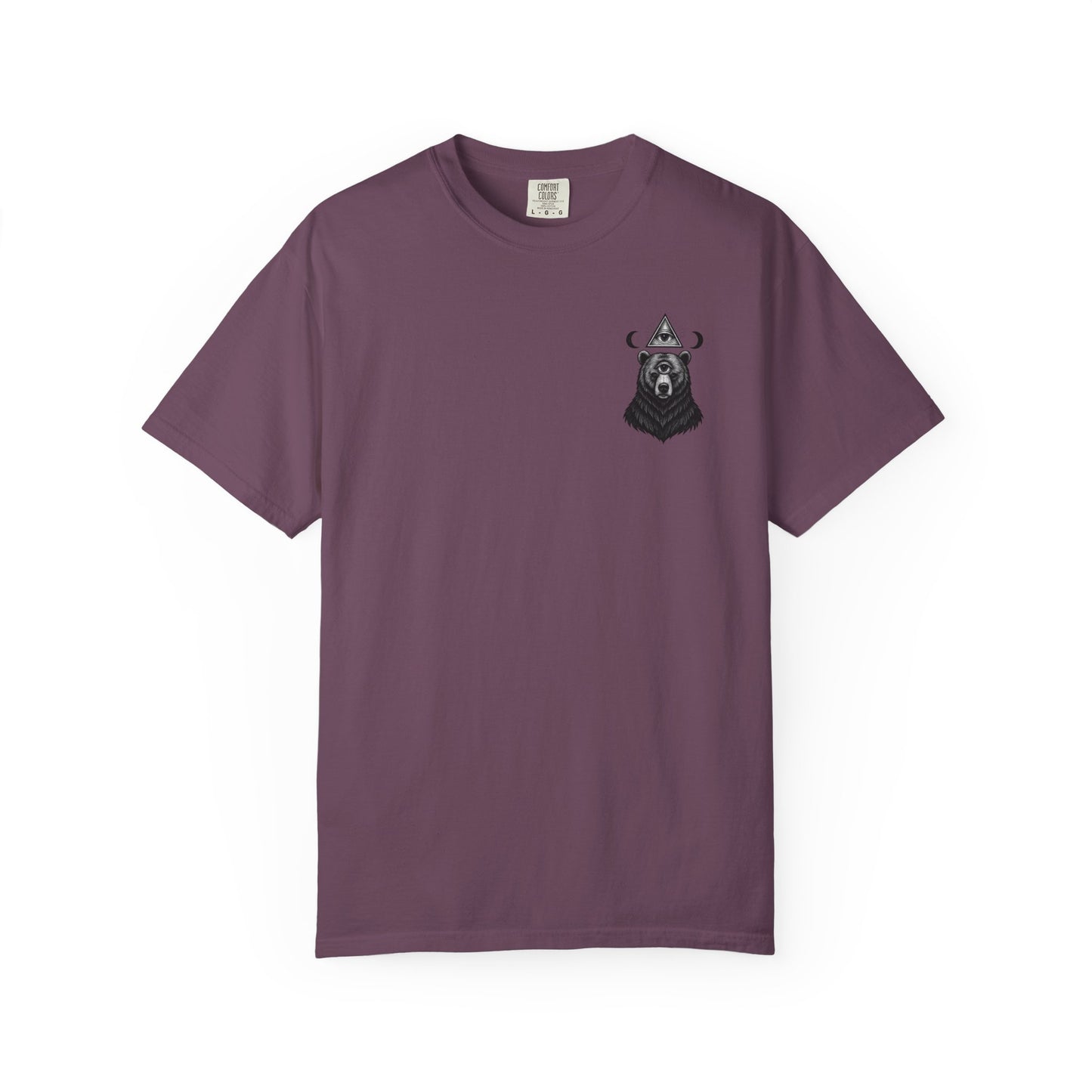 Bear Shirt, Art Tee, Unisex Graphic T-Shirt, Boho Style Gift, Unique Nature Apparel