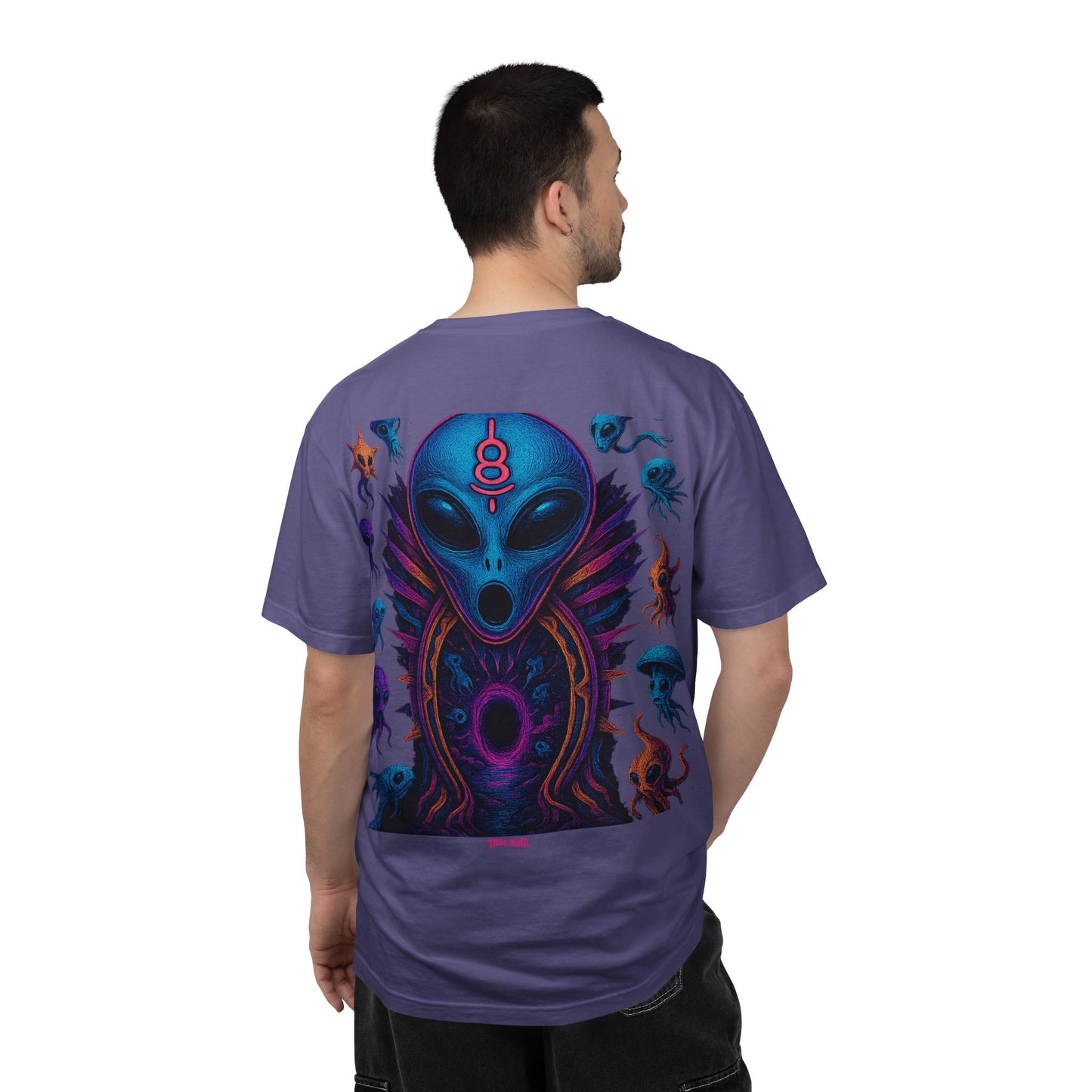 Deep Sea Portal By Trueiluminati T-shirt - Vibrant Unisex Tee for Sci-Fi Lovers, Casual Wear, Unique Gift for Birthdays, Festivals, or Everyday Style