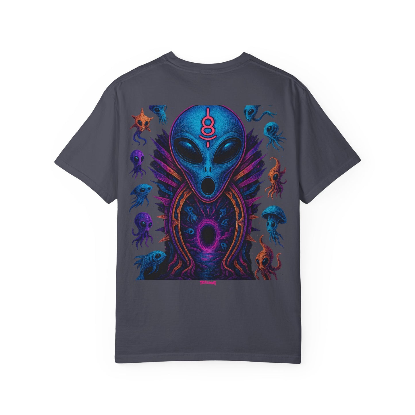 Deep Sea Portal By Trueiluminati T-shirt - Vibrant Unisex Tee for Sci-Fi Lovers, Casual Wear, Unique Gift for Birthdays, Festivals, or Everyday Style