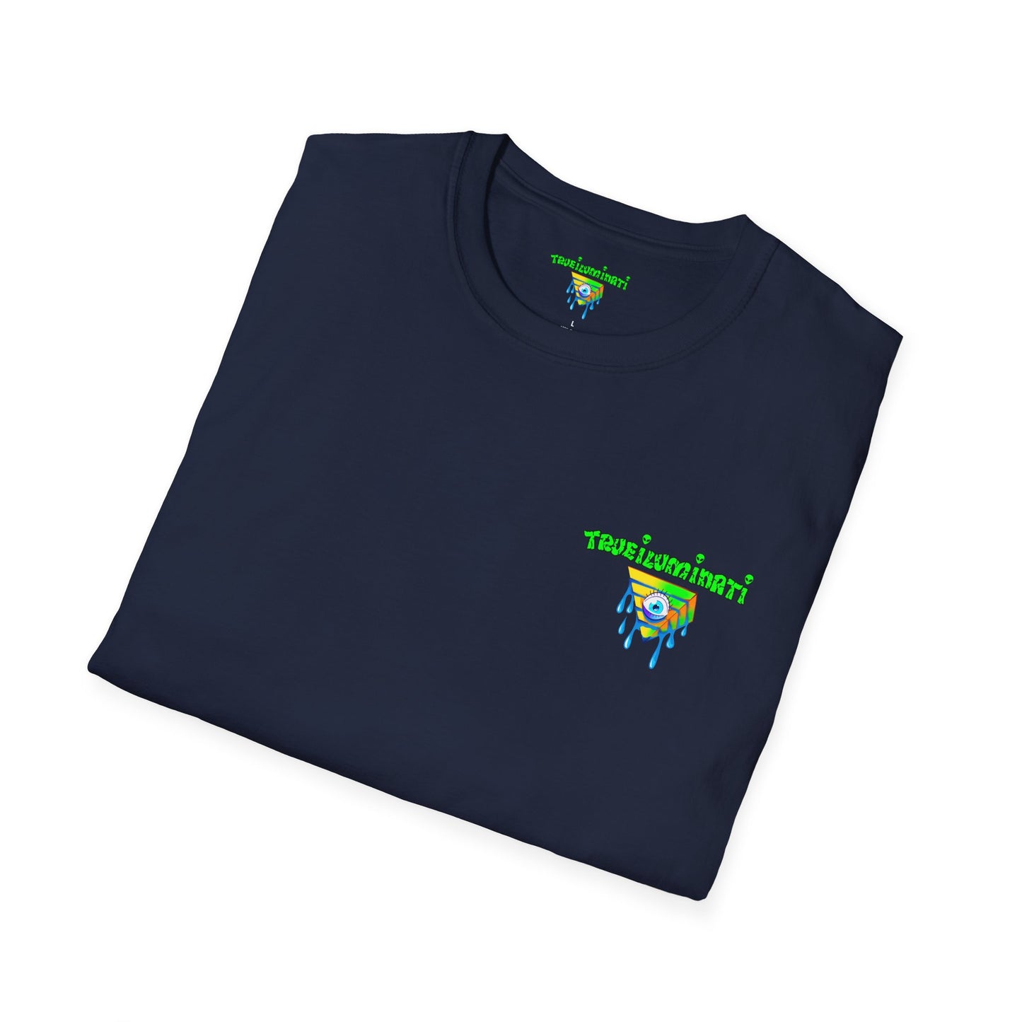 Forest At Night By Trueiluminati Mystical Gathering Unisex T-Shirt | Chill Vibes, Perfect for Festivals, Summer Nights, Gift for Friends, Unique Graphic Tee