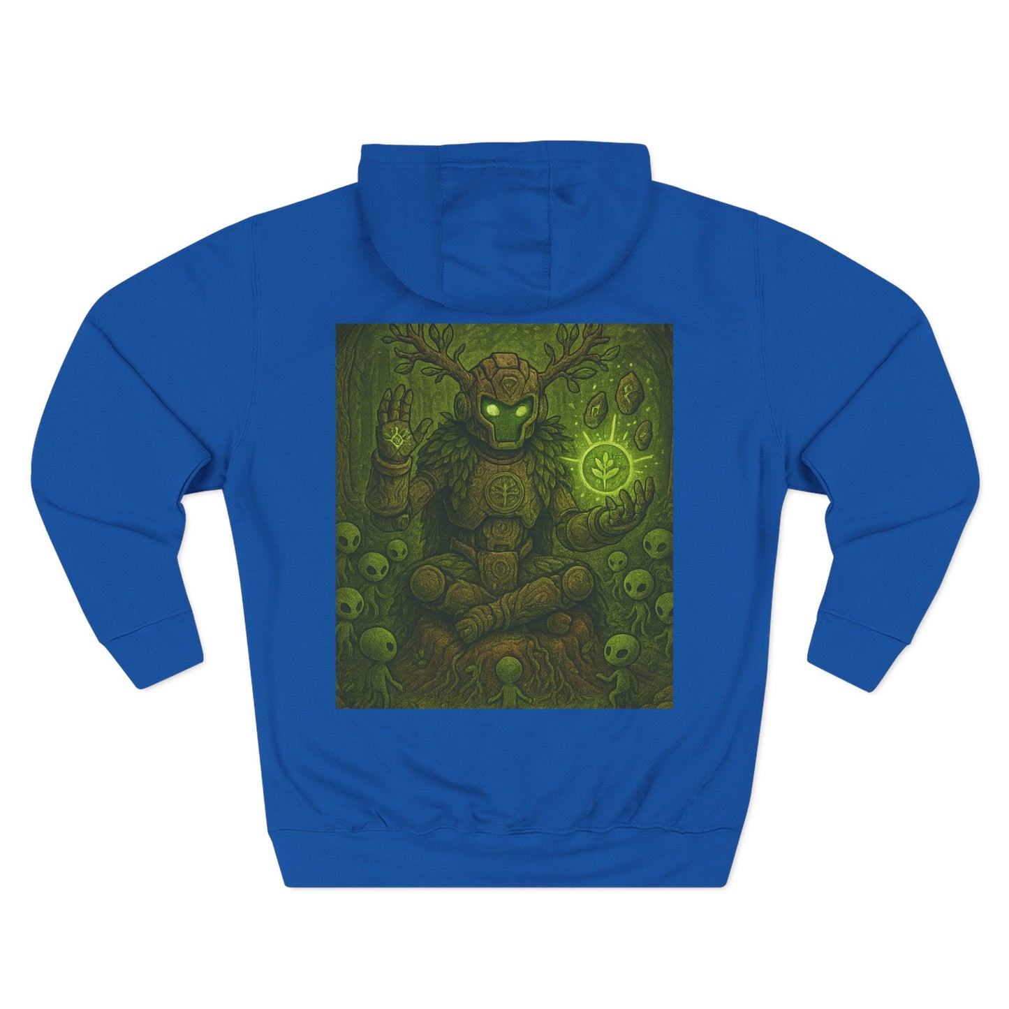 Earth Elemental Shaman Hoodie – By Trueiluminati Vision, Cosmic Streetwear, Unisex Style
