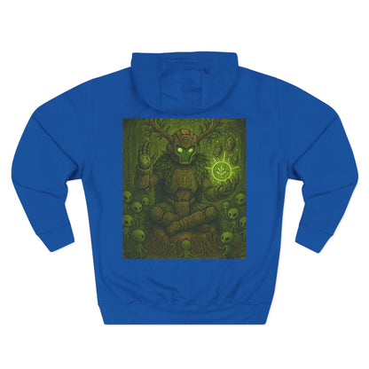 Earth Elemental Shaman Hoodie – By Trueiluminati Vision, Cosmic Streetwear, Unisex Style