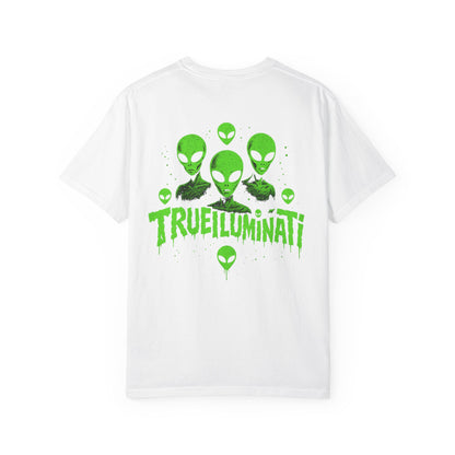 Welcome To The Club By Trueiuminati Unisex Gothic Tattoo-Style Shirt – Exclusive Trueiluminati Design Garment-Dyed T-shirt