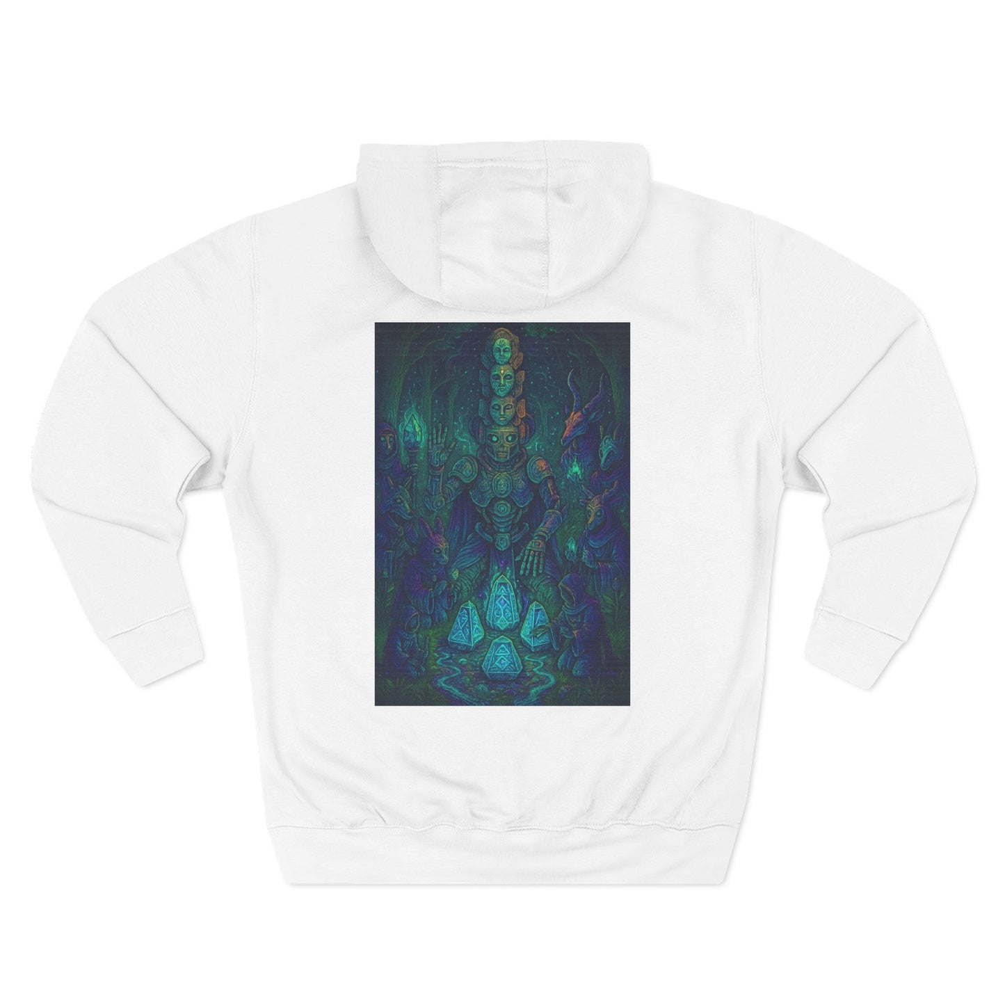 💧 Water Elemental Shaman Hoodie – By Trueiluminati Flow, Cosmic Streetwear, Unisex Style