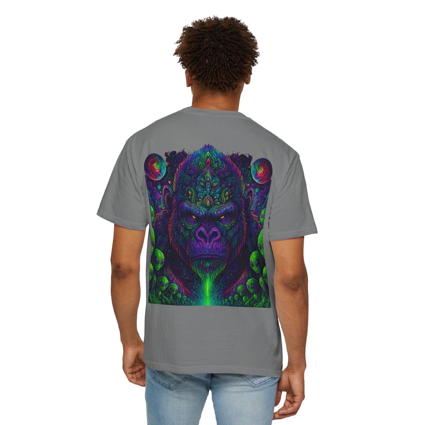 Psychedelic Gorilla Alpha Ape By Trueiluminati  Unisex T-Shirt | Unique Graphic Tee for Creative Souls | Gift for Art Lovers, Festival Wear, Nature Enthusiasts, [...]