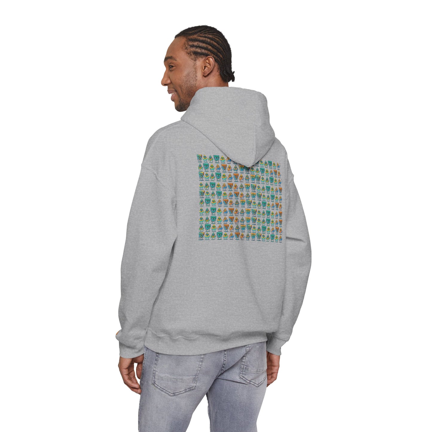 Young simbol by Trueiluminati Unisex Hoodie, Cozy Sweatshirt for Outdoor Lovers, Gift for Adventurers, Eco-Friendly Fashion, Great for Camping