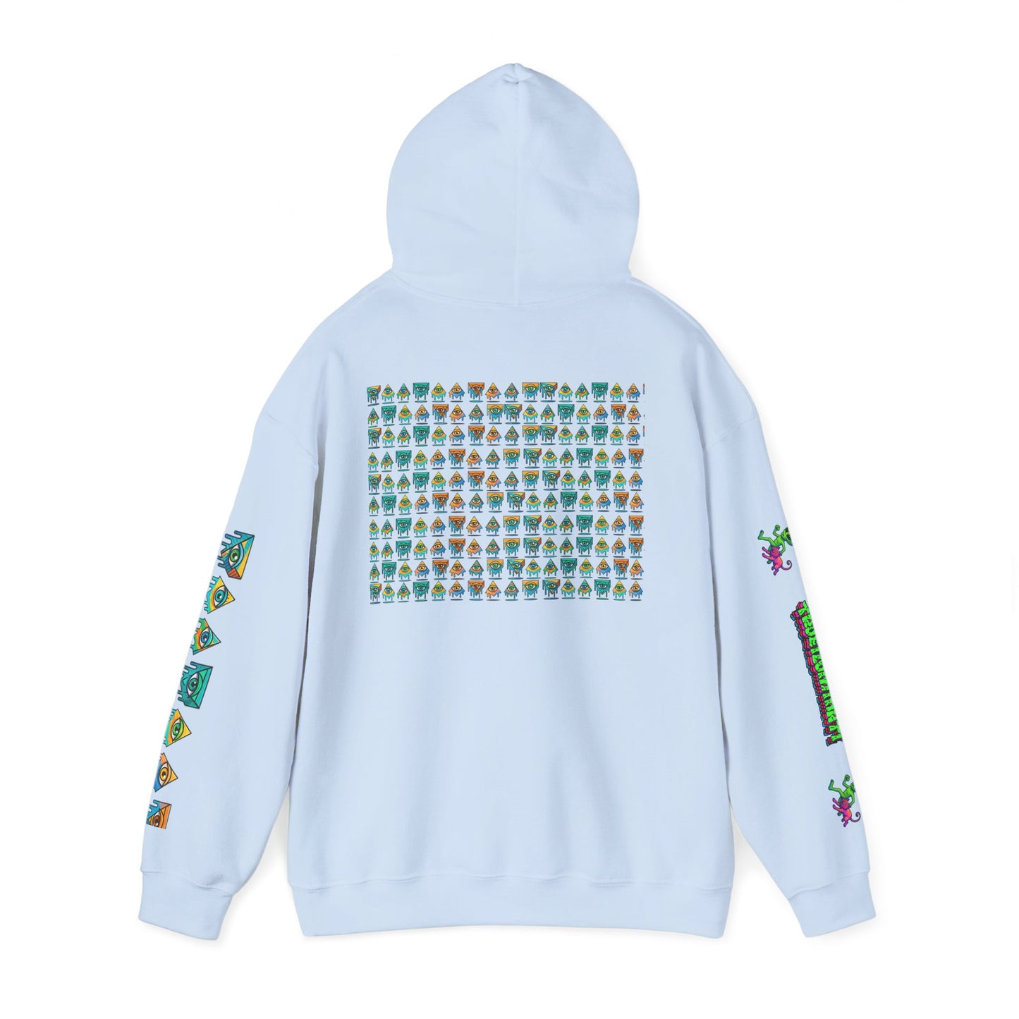 Young simbol by Trueiluminati Unisex Hoodie, Cozy Sweatshirt for Outdoor Lovers, Gift for Adventurers, Eco-Friendly Fashion, Great for Camping