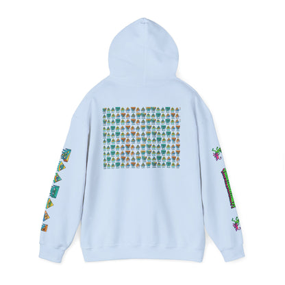 Young simbol by Trueiluminati Unisex Hoodie, Cozy Sweatshirt for Outdoor Lovers, Gift for Adventurers, Eco-Friendly Fashion, Great for Camping