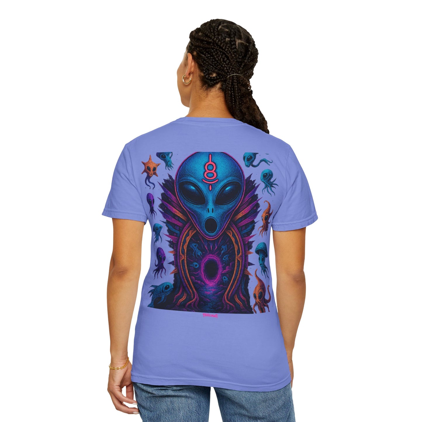 Deep Sea Portal By Trueiluminati T-shirt - Vibrant Unisex Tee for Sci-Fi Lovers, Casual Wear, Unique Gift for Birthdays, Festivals, or Everyday Style