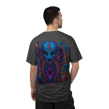 Deep Sea Portal By Trueiluminati T-shirt - Vibrant Unisex Tee for Sci-Fi Lovers, Casual Wear, Unique Gift for Birthdays, Festivals, or Everyday Style
