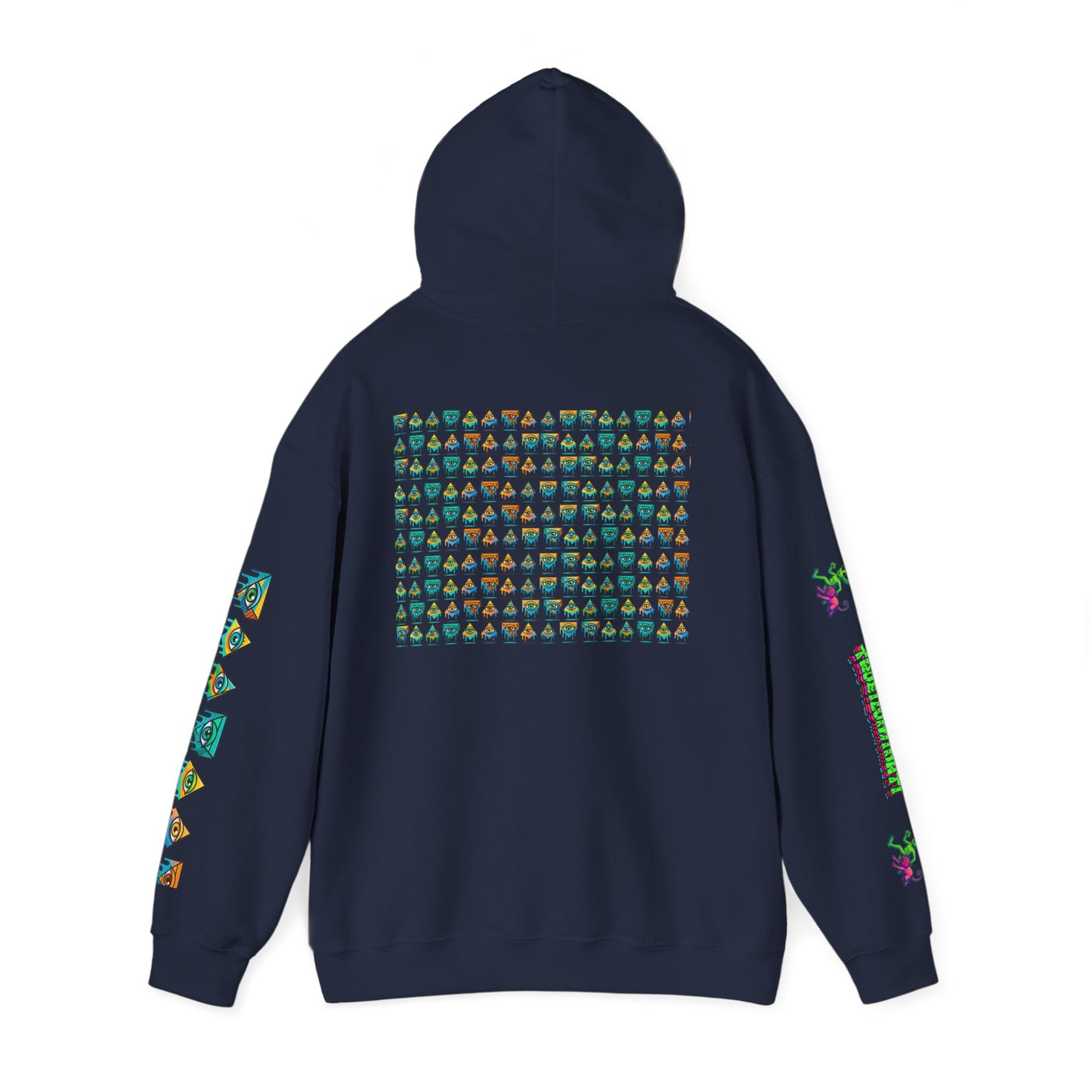 Young simbol by Trueiluminati Unisex Hoodie, Cozy Sweatshirt for Outdoor Lovers, Gift for Adventurers, Eco-Friendly Fashion, Great for Camping