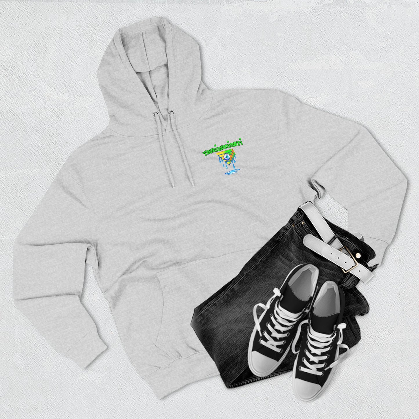 Psychedelic Three-Panel Fleece Hoodie, Cozy Hoodie for Festival Lovers, Unique Gift for Art Enthusiasts, Perfect for Casual Outings, [...]