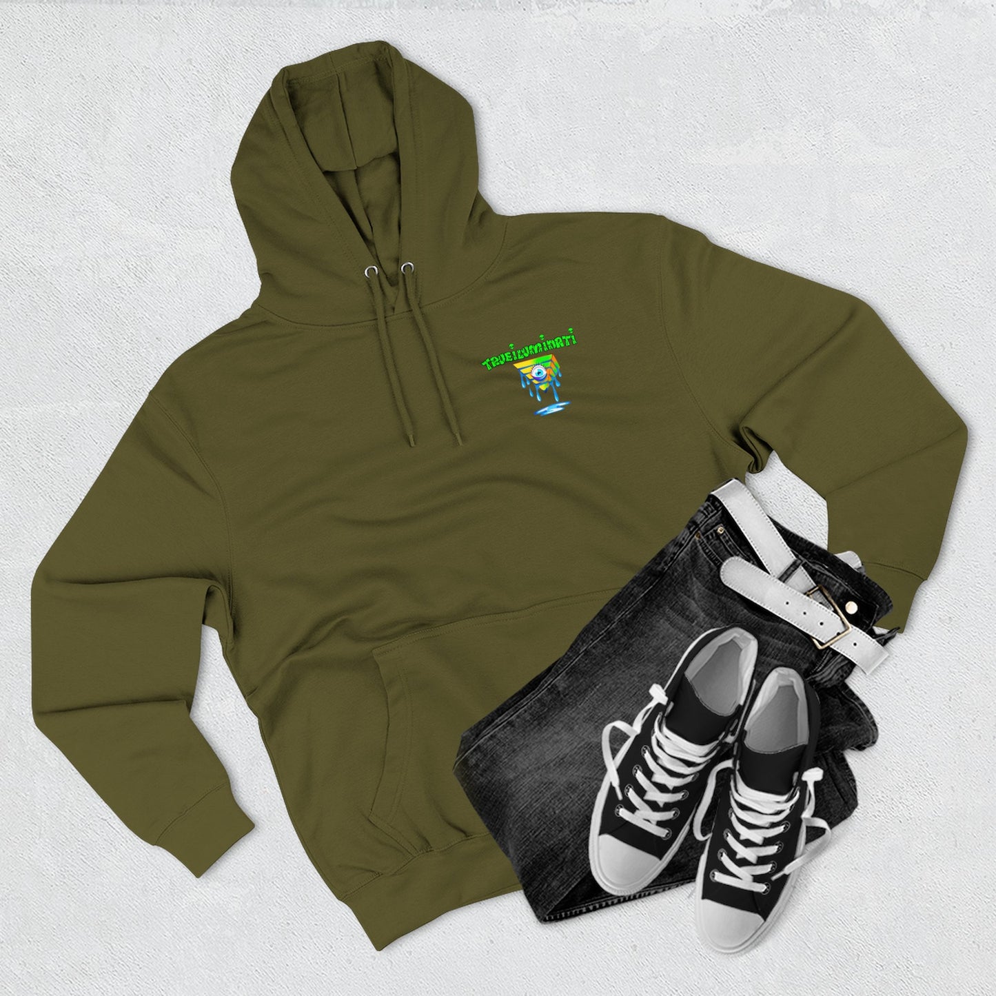 Psychedelic Three-Panel Fleece Hoodie, Cozy Hoodie for Festival Lovers, Unique Gift for Art Enthusiasts, Perfect for Casual Outings, [...]