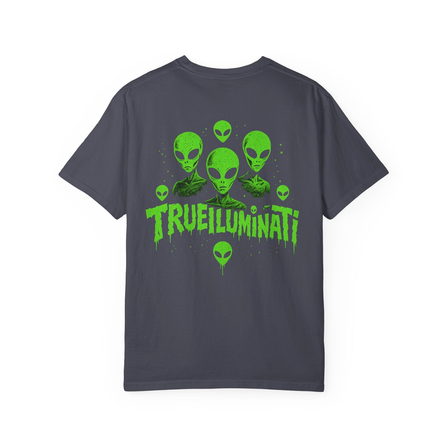 Welcome To The Club By Trueiuminati Unisex Gothic Tattoo-Style Shirt – Exclusive Trueiluminati Design Garment-Dyed T-shirt