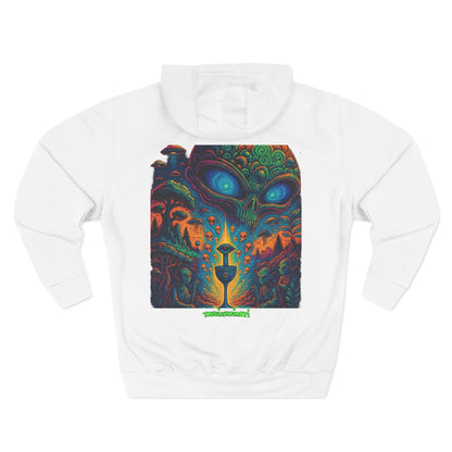 Psychedelic Three-Panel Fleece Hoodie, Cozy Hoodie for Festival Lovers, Unique Gift for Art Enthusiasts, Perfect for Casual Outings, [...]