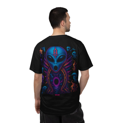 Deep Sea Portal By Trueiluminati T-shirt - Vibrant Unisex Tee for Sci-Fi Lovers, Casual Wear, Unique Gift for Birthdays, Festivals, or Everyday Style