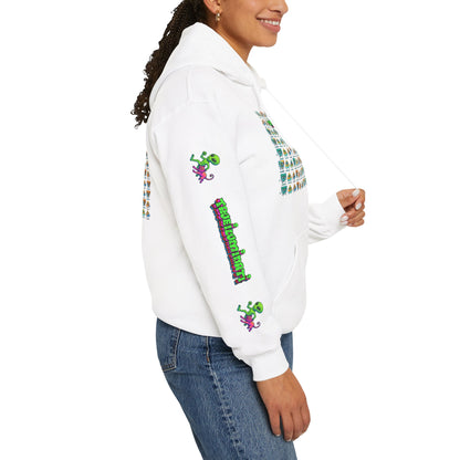 Young simbol by Trueiluminati Unisex Hoodie, Cozy Sweatshirt for Outdoor Lovers, Gift for Adventurers, Eco-Friendly Fashion, Great for Camping