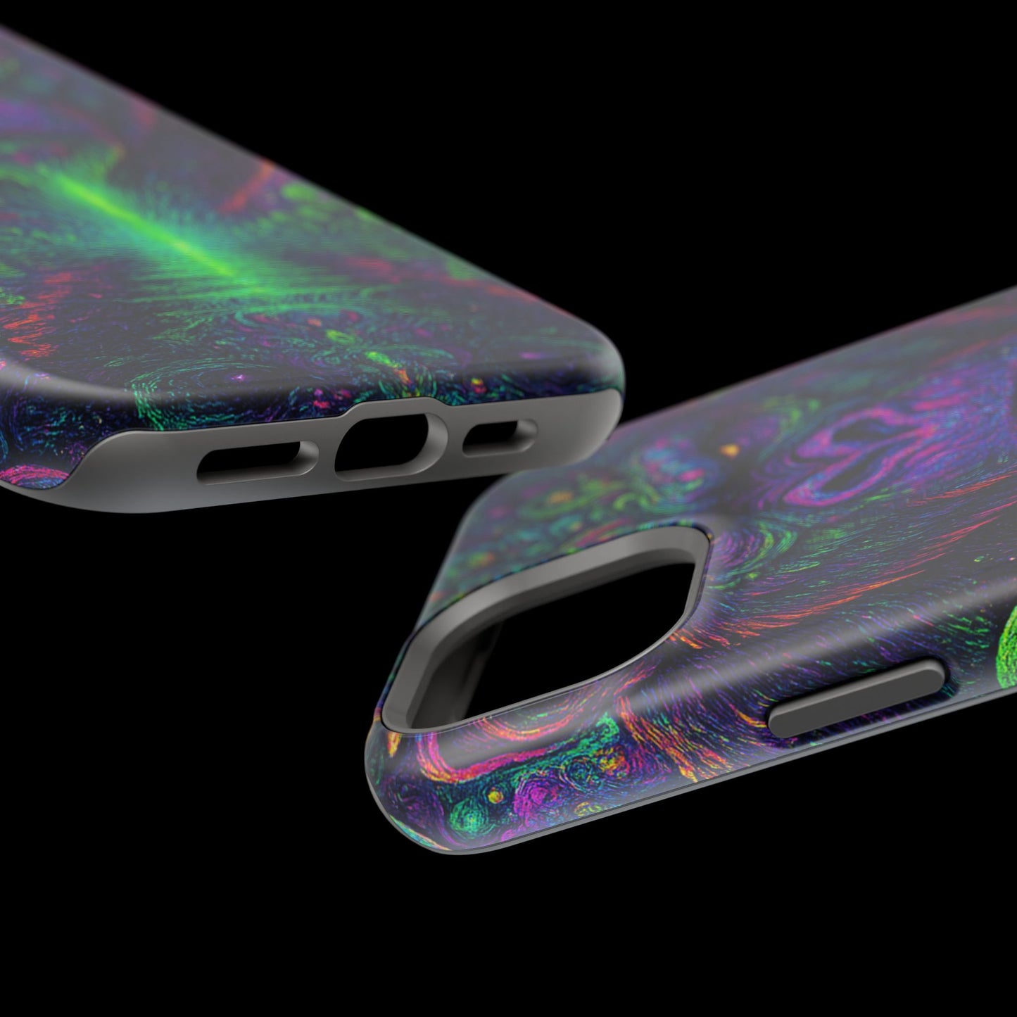 Alpha Apee By Trueiluminati Vibrant Gorilla Phone Case - Magnetic Impact-Resistant, Carry the Vibe Unique Gift for Animal Lovers, Psychedelic Design, Phone Protector, Eco-Friendly