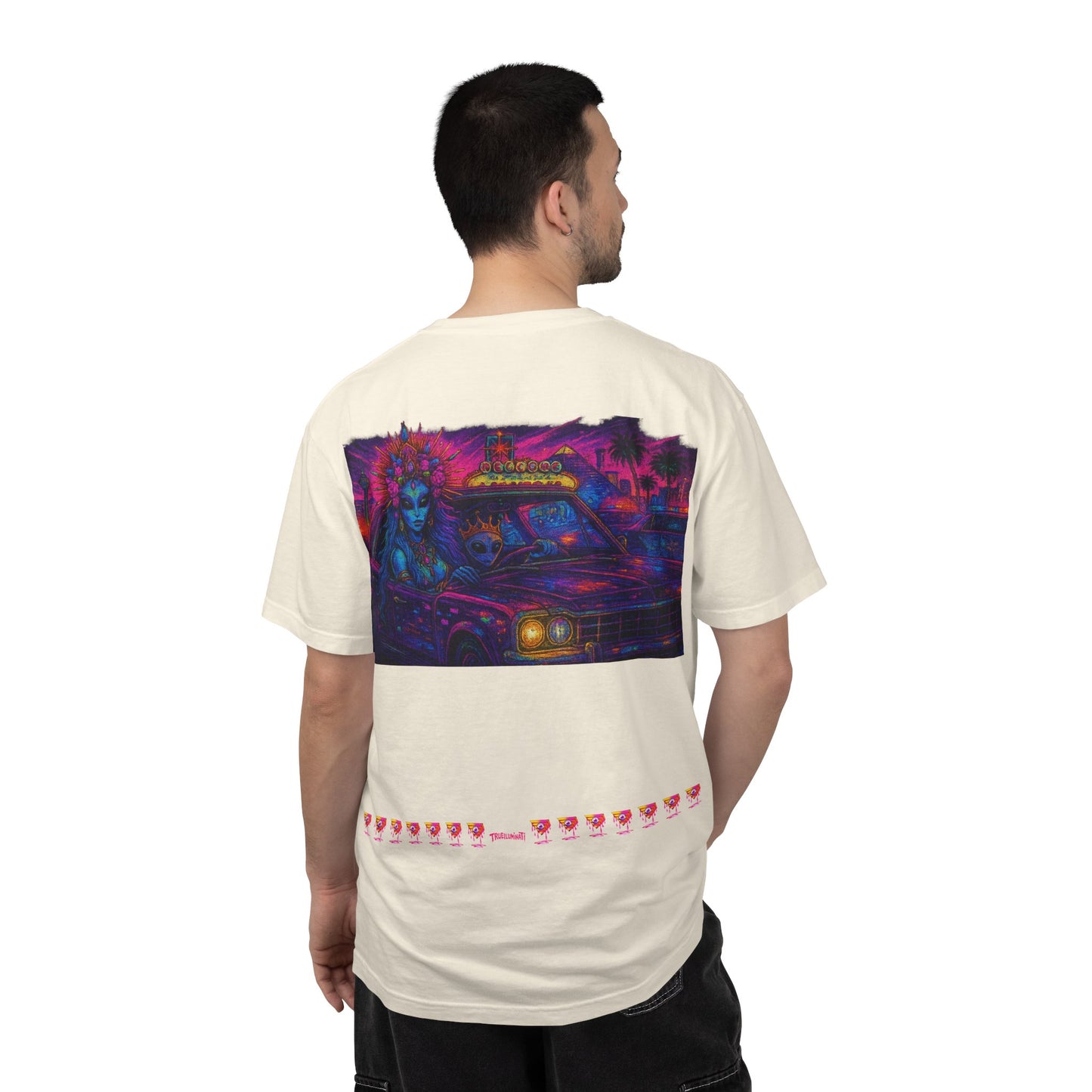 Exclusive Trueiluminati Design T-shirts, Unique Art  Vegas Trip By Trueiluminati Vibrant Graphic Tee for Creative Souls, Unisex T-shirt, Streetwear, Summer Style, Gift for Art Lovers, Festival...