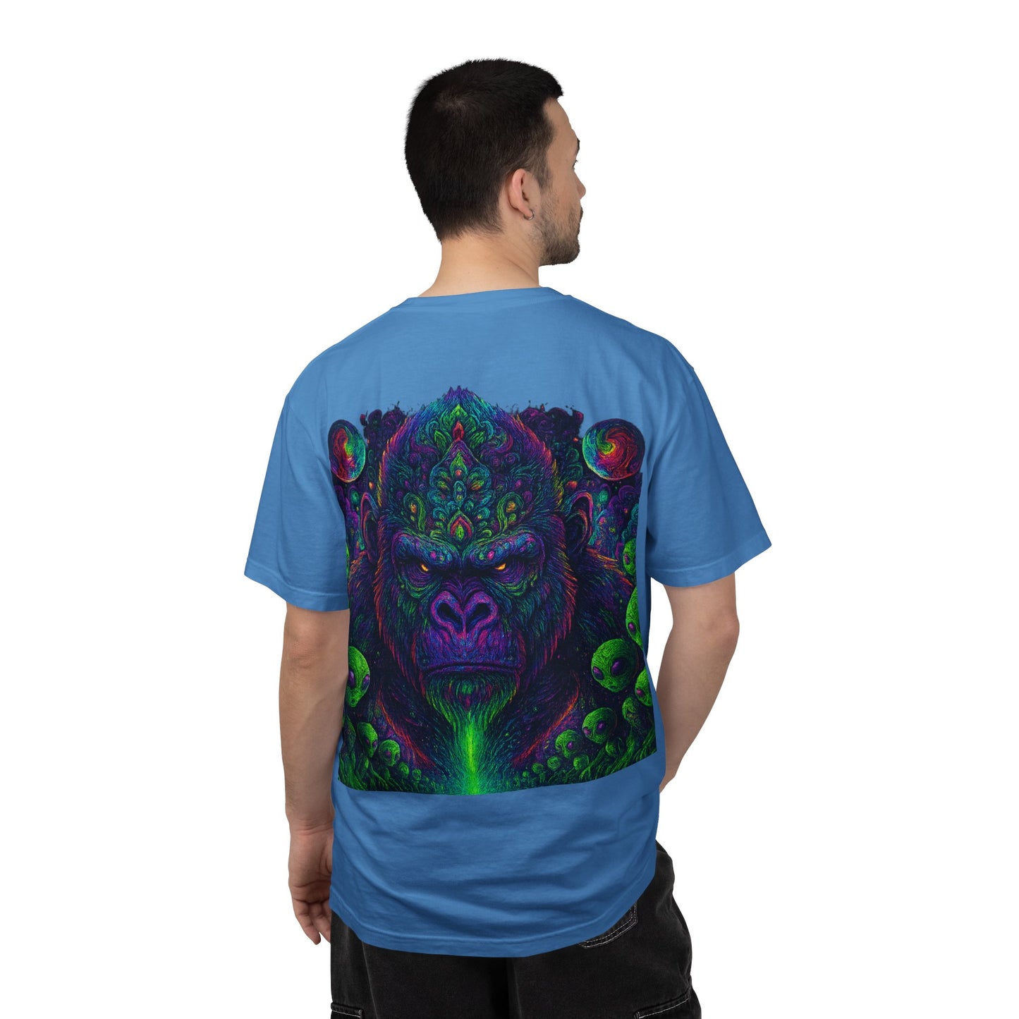 Psychedelic Gorilla Alpha Ape By Trueiluminati  Unisex T-Shirt | Unique Graphic Tee for Creative Souls | Gift for Art Lovers, Festival Wear, Nature Enthusiasts, [...]