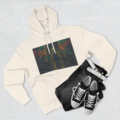 Heaven And Hell By Trueiluminati Mystical Three-Panel Fleece Hoodie - Cozy Apparel for Fans of Fantasy, Unique Gift for Holidays, Ideal for Autumn and Winter Loungewear