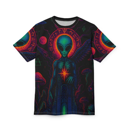 The Tower by Trueiluminati Unisex Tee, Unique Graphic Tee, Sci-Fi T-Shirt, Gift for Space Lovers, Men's & Women's Casual Wear