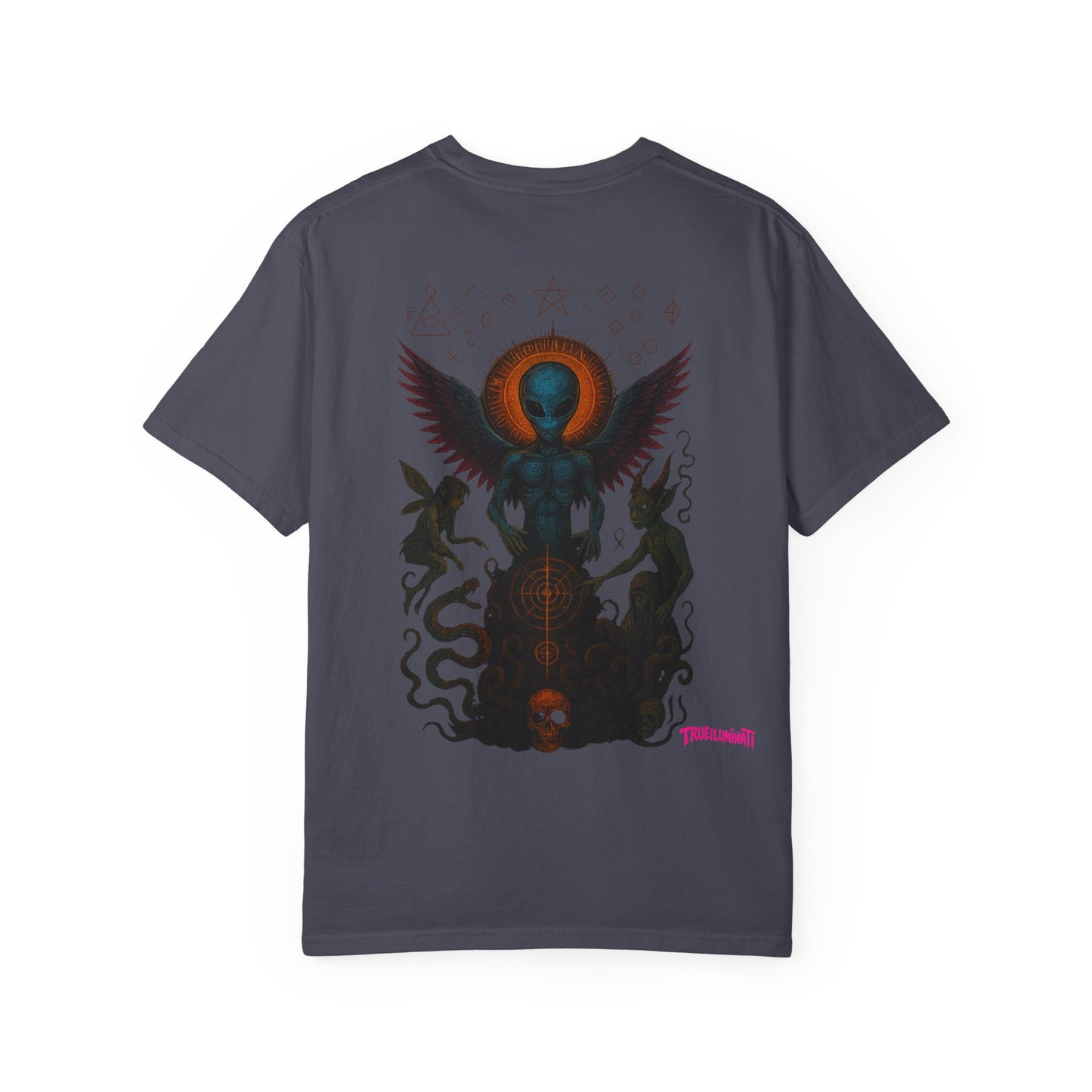 Fallen Angel By Trueiuminati Mystical Unisex T-shirt | Garment-Dyed | Spiritual Art Design | Perfect for Festivals, Gifts, and Everyday Wear, Artistic Apparel, [...]