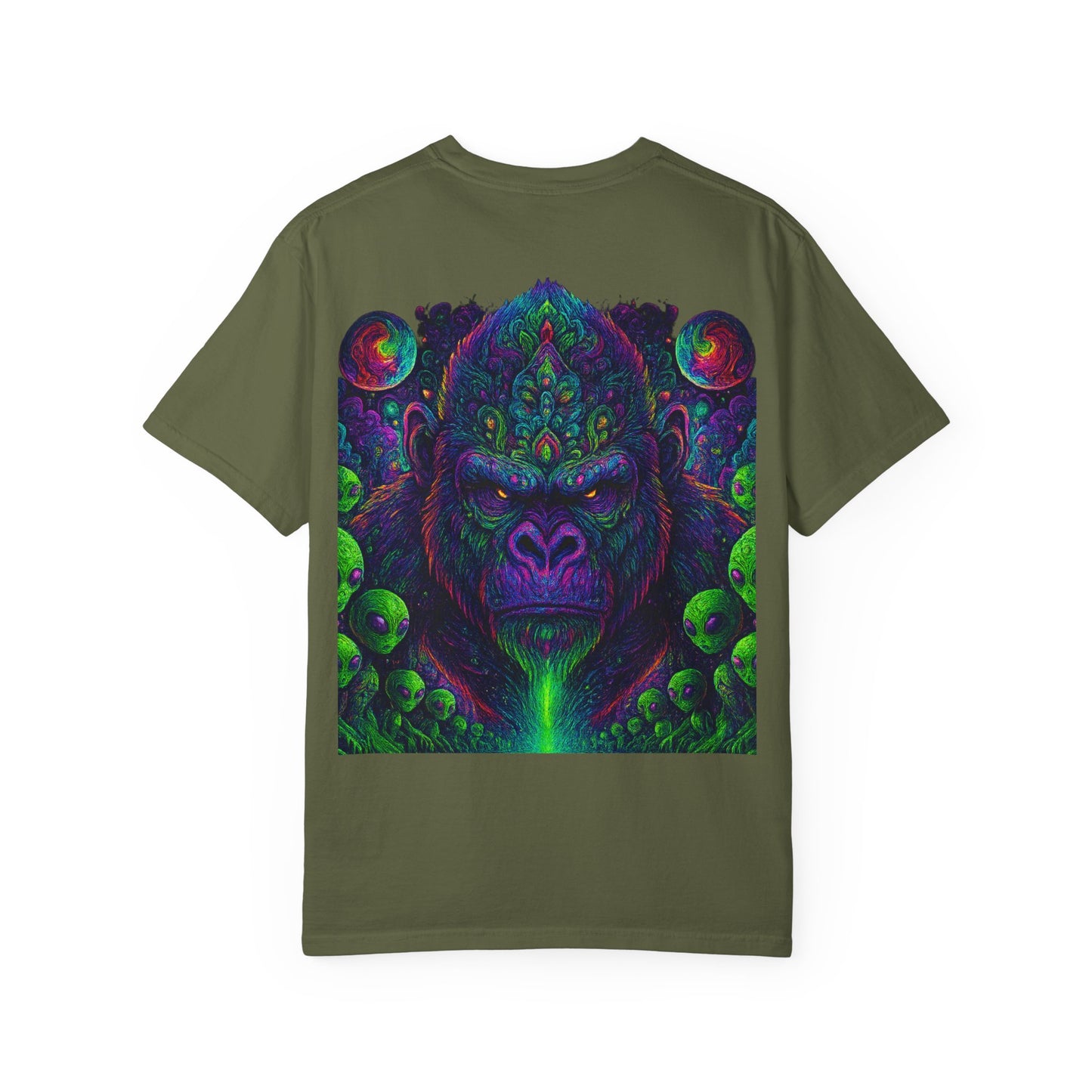 Psychedelic Gorilla Alpha Ape By Trueiluminati  Unisex T-Shirt | Unique Graphic Tee for Creative Souls | Gift for Art Lovers, Festival Wear, Nature Enthusiasts, [...]