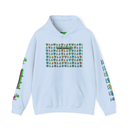 Young simbol by Trueiluminati Unisex Hoodie, Cozy Sweatshirt for Outdoor Lovers, Gift for Adventurers, Eco-Friendly Fashion, Great for Camping