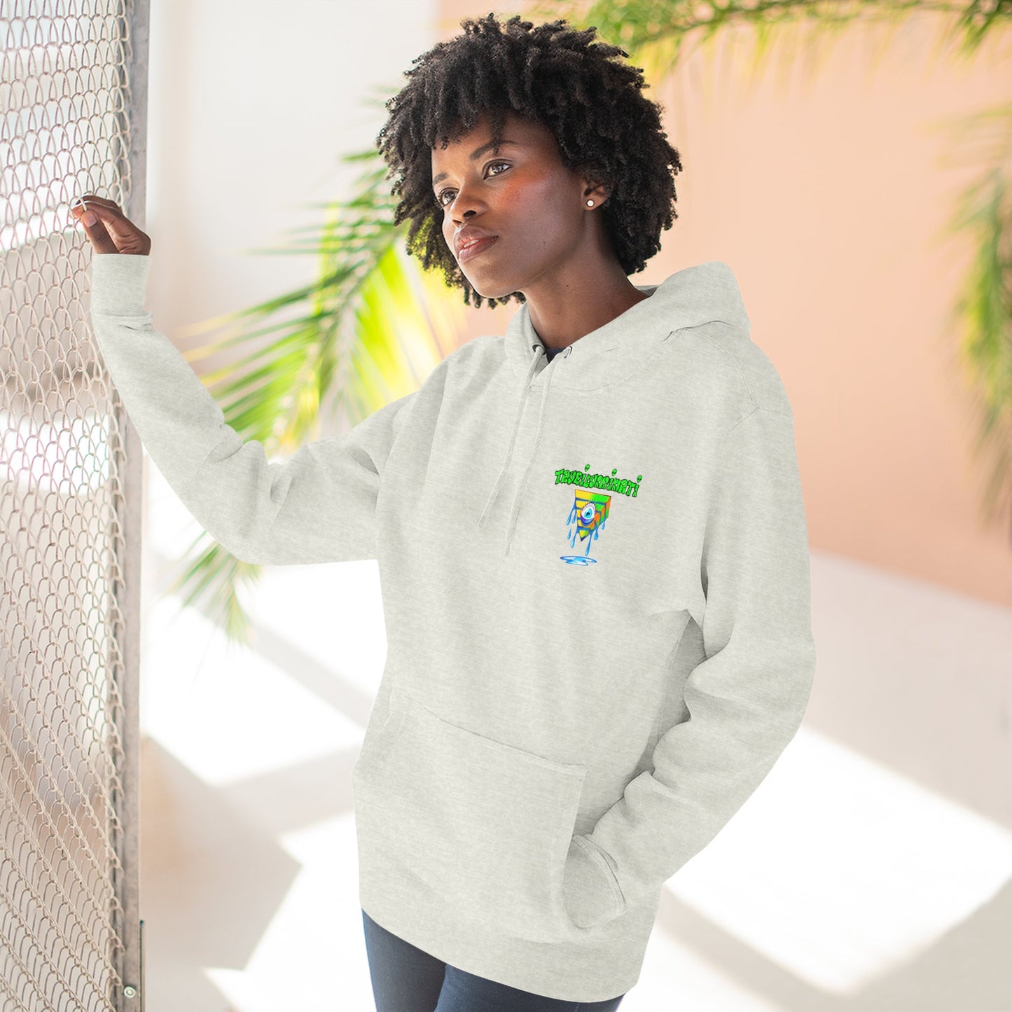 Psychedelic Three-Panel Fleece Hoodie, Cozy Hoodie for Festival Lovers, Unique Gift for Art Enthusiasts, Perfect for Casual Outings, [...]