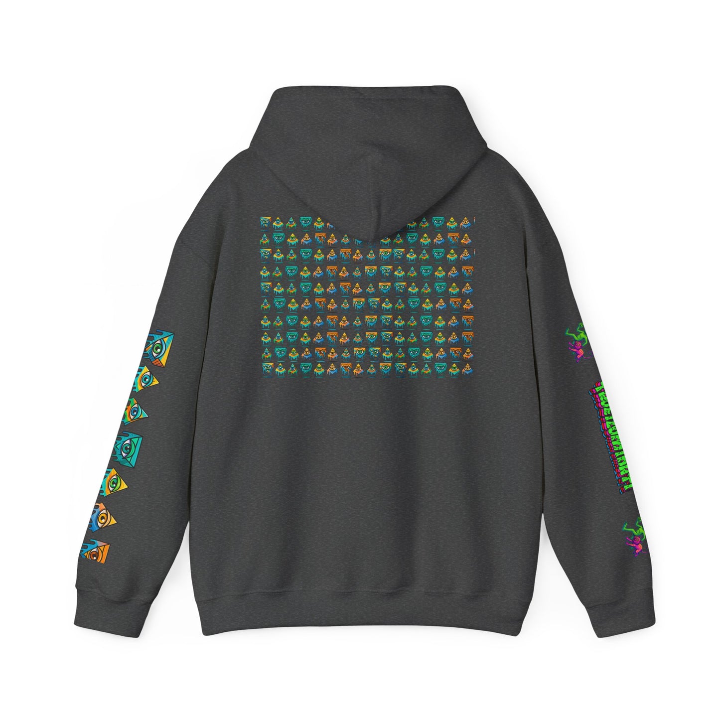 Young simbol by Trueiluminati Unisex Hoodie, Cozy Sweatshirt for Outdoor Lovers, Gift for Adventurers, Eco-Friendly Fashion, Great for Camping