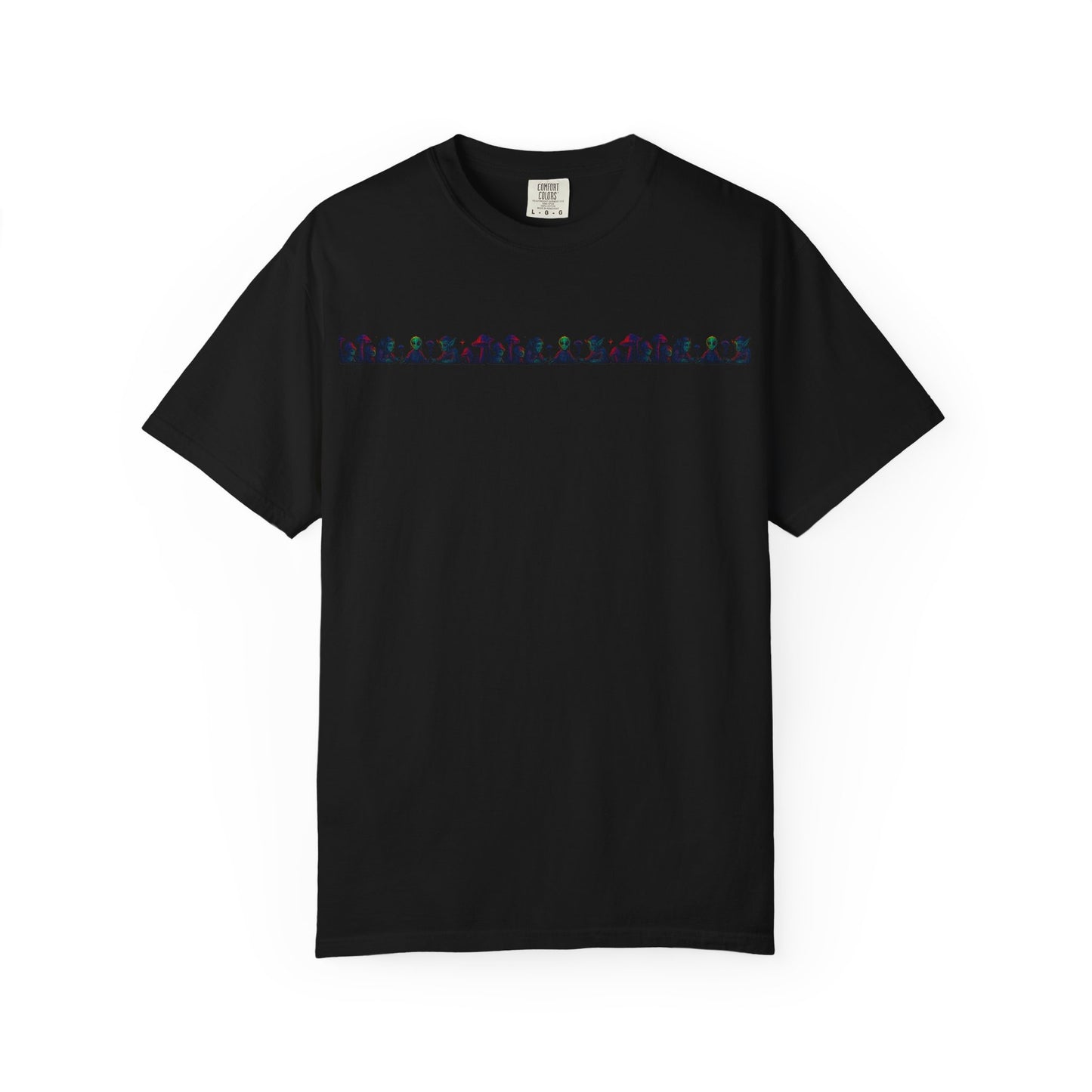 Heaven Path By Trueiluminati Garment-Dyed T-shirt Unisex Gothic Tattoo-Style Shirt – Exclusive Trueiluminati Design