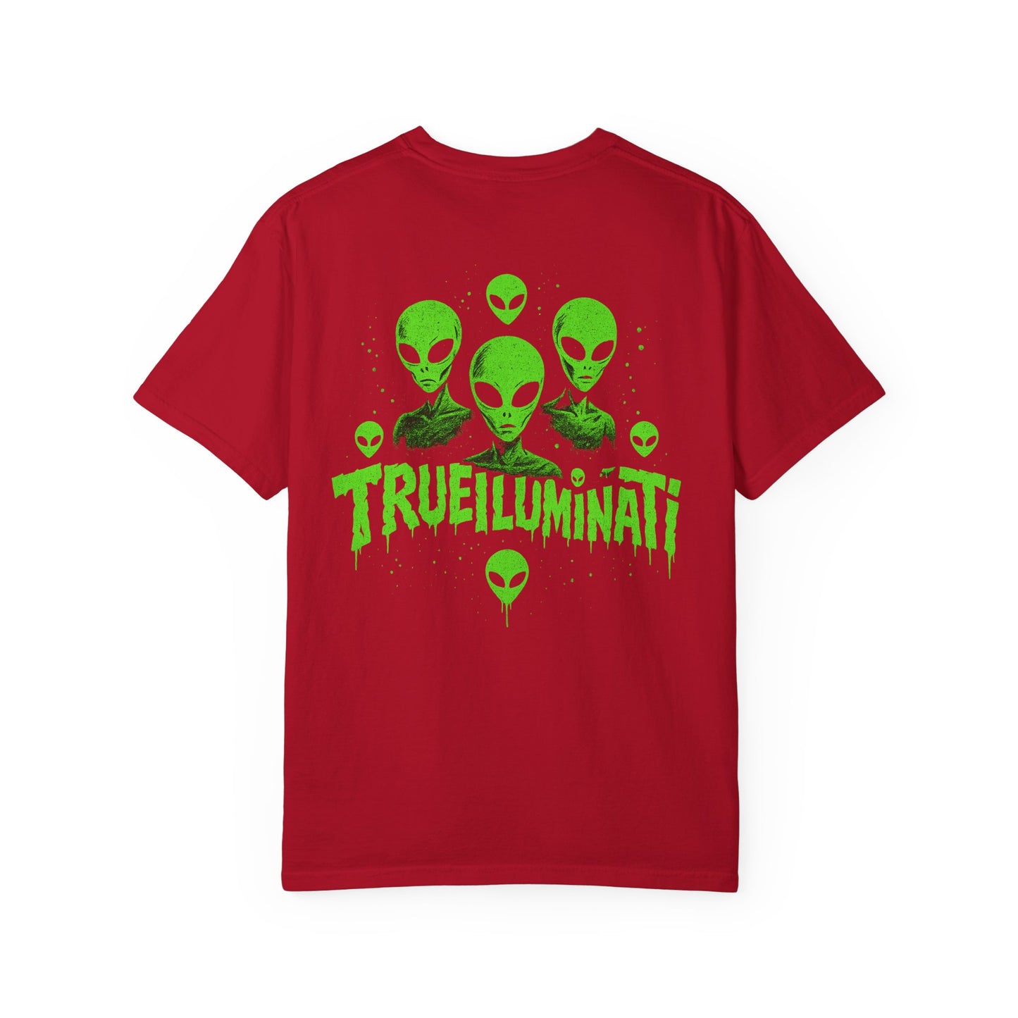 Welcome To The Club By Trueiuminati Unisex Gothic Tattoo-Style Shirt – Exclusive Trueiluminati Design Garment-Dyed T-shirt