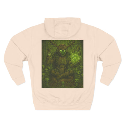 Earth Elemental Shaman Hoodie – By Trueiluminati Vision, Cosmic Streetwear, Unisex Style