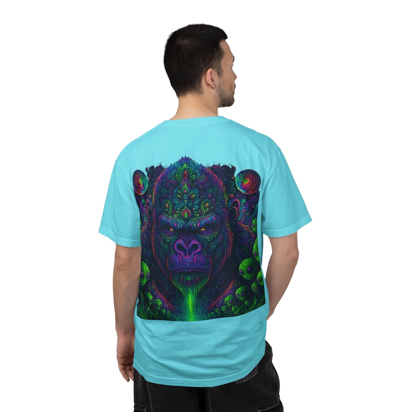 Psychedelic Gorilla Alpha Ape By Trueiluminati  Unisex T-Shirt | Unique Graphic Tee for Creative Souls | Gift for Art Lovers, Festival Wear, Nature Enthusiasts, [...]