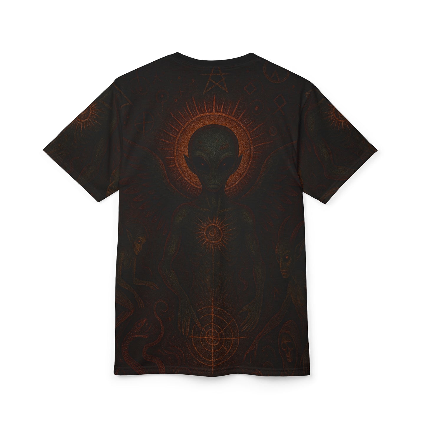 Ancient Traveler by Trueiluminati Unisex Tee, Unique Graphic Tee, Sci-Fi T-Shirt, Gift for Space Lovers, Men's & Women's Casual Wear