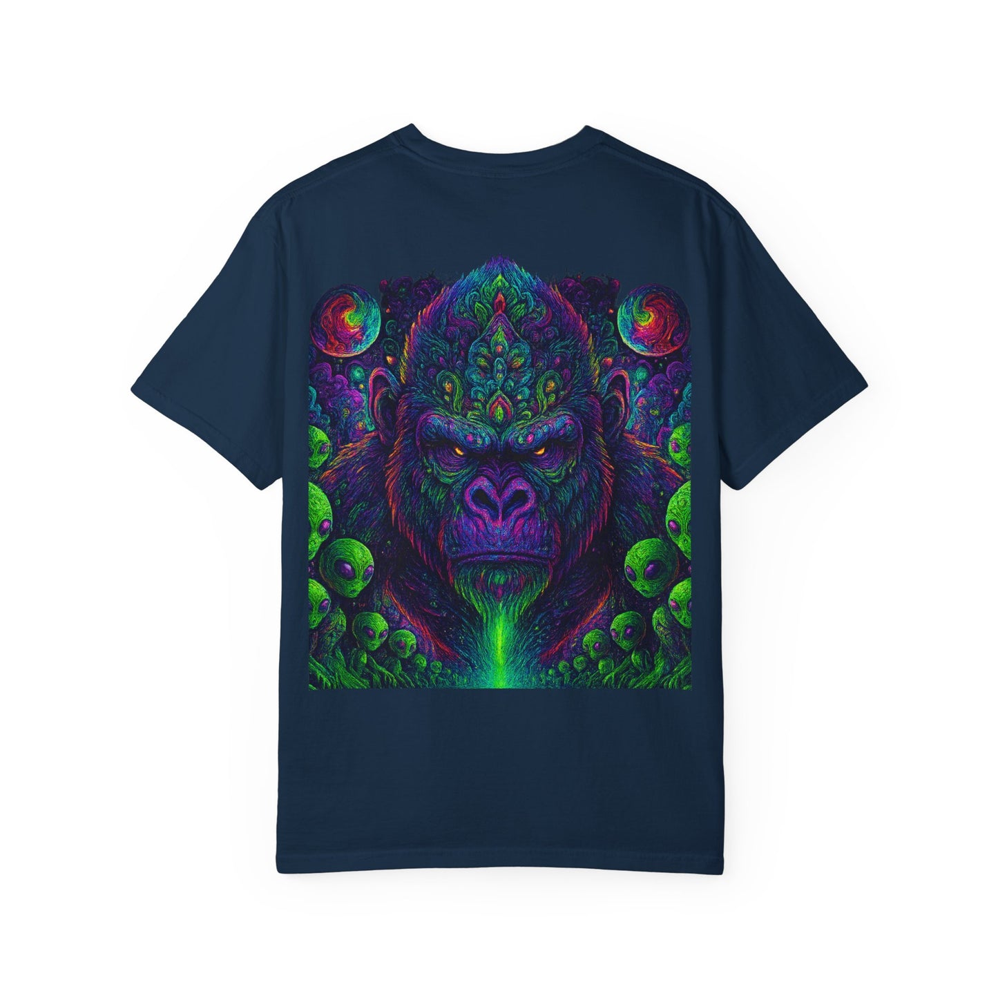 Psychedelic Gorilla Alpha Ape By Trueiluminati  Unisex T-Shirt | Unique Graphic Tee for Creative Souls | Gift for Art Lovers, Festival Wear, Nature Enthusiasts, [...]