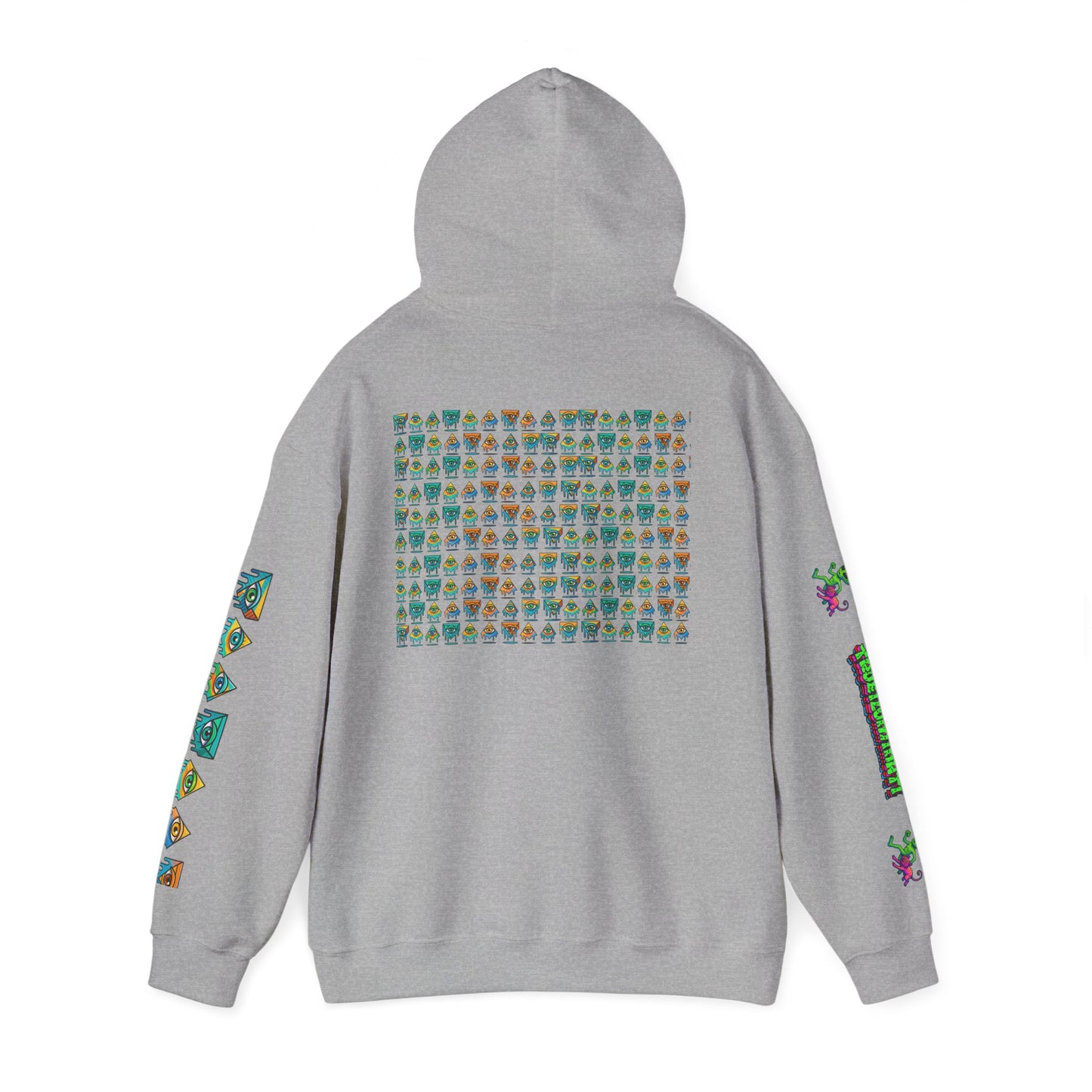 Young simbol by Trueiluminati Unisex Hoodie, Cozy Sweatshirt for Outdoor Lovers, Gift for Adventurers, Eco-Friendly Fashion, Great for Camping