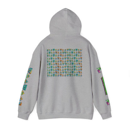 Young simbol by Trueiluminati Unisex Hoodie, Cozy Sweatshirt for Outdoor Lovers, Gift for Adventurers, Eco-Friendly Fashion, Great for Camping